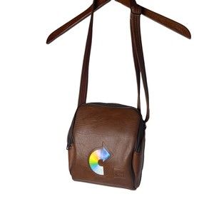 Kodak Camera Case Brown Leather Vintage Crossbody Shoulder Bag Tan Holder